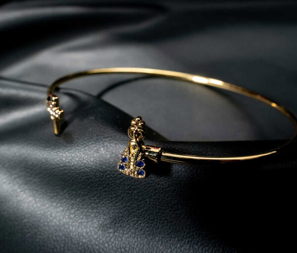 MEIO BRACELETE RELIGIOSO banho de ouro 18k PUL-006 - Image 3