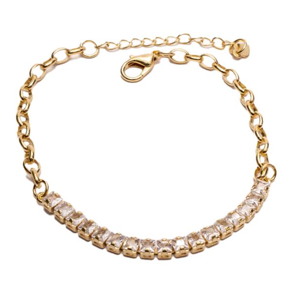 Pulseira Riviera banhada a ouro 18k Semijoia - Zircônias PUL-018 - Image 8
