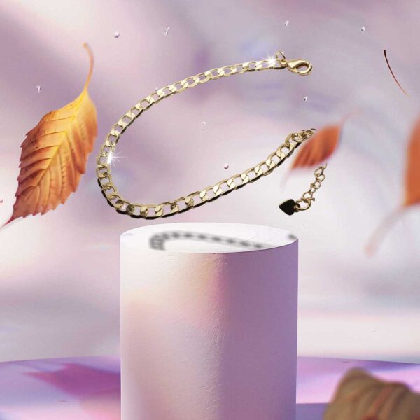 Pulseira Grumet banhada a ouro 18k Semijoia PUL-023 - Image 10