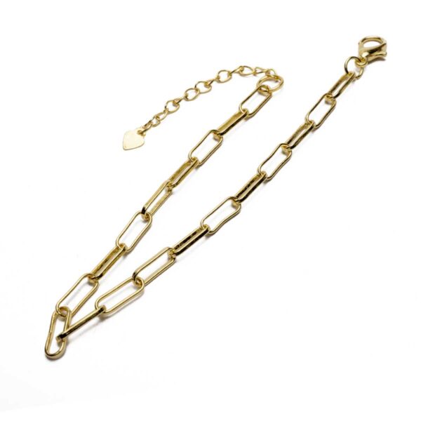 Pulseira Elo Cartier grande banhada a ouro 18k Semijoia PUL-024 - Image 7