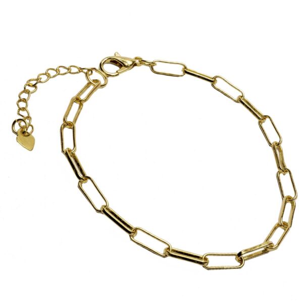 Pulseira Elo Cartier grande banhada a ouro 18k Semijoia PUL-024 - Image 6