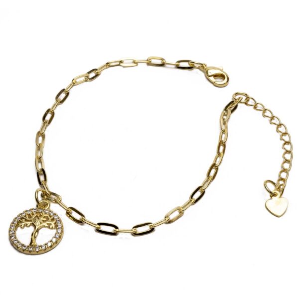 Pulseira Árvore da Vida banhada a ouro 18k PUL-020 - Image 2